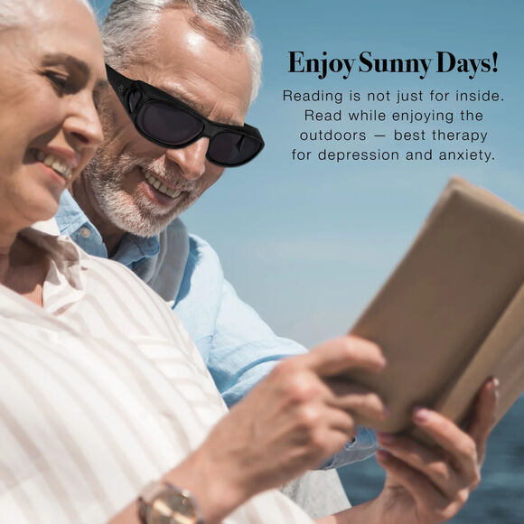 Optix 55 FitOver HD Day/Nite Driving Wraparound Sunglasses for Men, Women w/Case - Picture 8 of 11